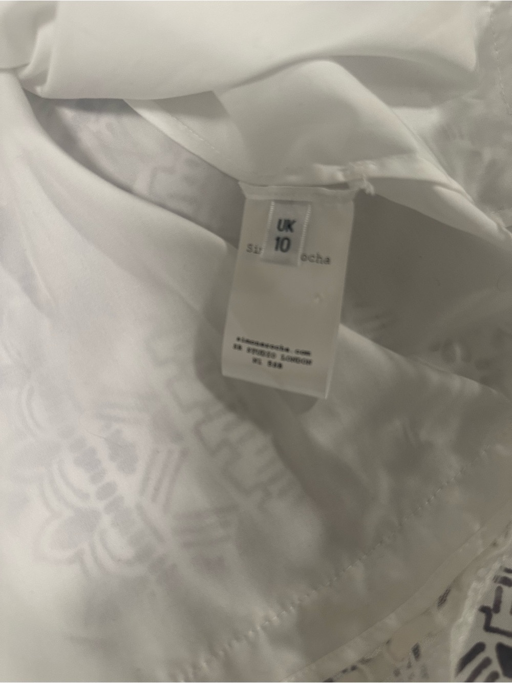 Simone Rocha Lace-Trim Shirt In White - Picture 4 of 6